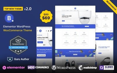 BigStar - Tema multipropósito para WooCommerce para electrónica, muebles y moda