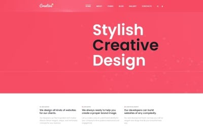 创意-网页设计工作室Joomla模板