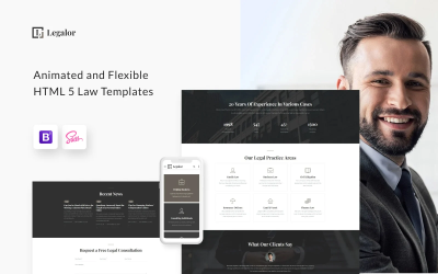 Legalor -律师和律师的律师事务所网站模板