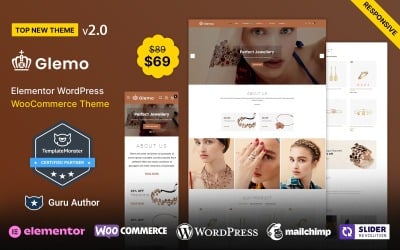 Glemo - Tema WooCommerce di gioielli moderni