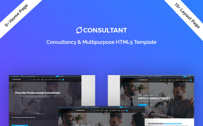 Konsultant - uniwersalny szablon strony docelowej HTML5