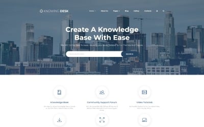 Knowing Desk - Computers &amp; Internet Multipage Corporate Joomla Template