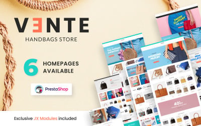 Vente - Handbag Store 清洁 Bootstrap Ecommerce PrestaShop Theme