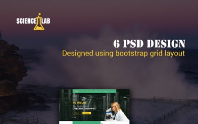 Plantilla PSD ScienceLab