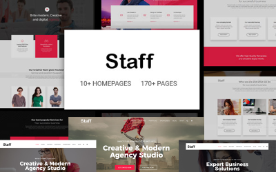 Staff - Responsive Business Joomla 5 Template