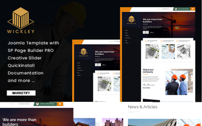Wickley -建筑，工业和工厂Joomla 5模板