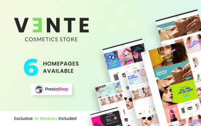 Vente - Cosmetics Store 清洁 Bootstrap Ecommerce