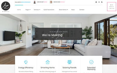 AZhomes - Local Home Builders WordPress Theme