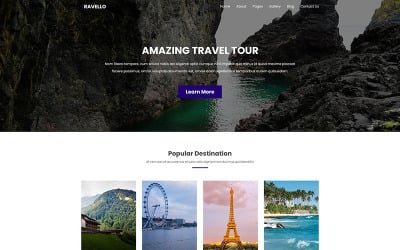 旅行lo |惊人的旅行和旅游PSD模板