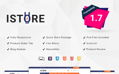 iStore 电子产品 PrestaShop Theme