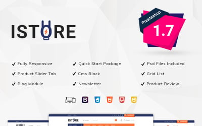 iStore Electronics PrestaShop Theme