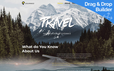 Journez - шаблон туроператора Moto CMS 3