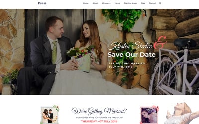 Dress - Wedding PSD Template