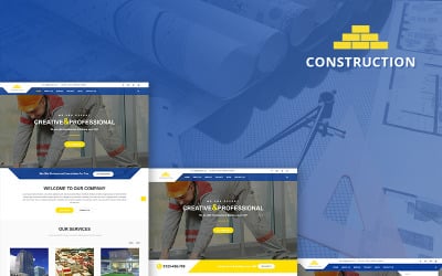 Construction &amp;amp; Building Business Joomla Template