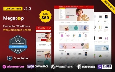 Megatop - Mega Loja e Tema WooCommerce Multiuso