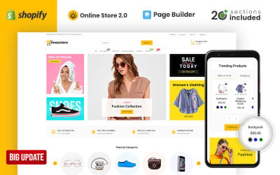 Thème Shopify pour boutique multifonction Imax