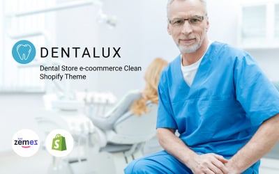 Dentalus -牙科商店eСommerce清洁Shopify主题
