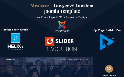 Measure - Lawfirm &amp; Lawyer Joomla Template