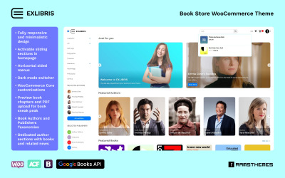 EXLIBRIS - Buchhandlung WooCommerce Theme