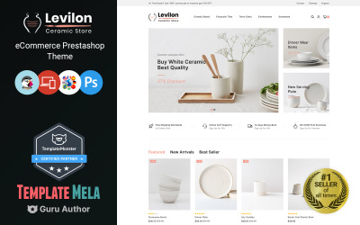 Levilon - тема для кераміки та ремесла PrestaShop