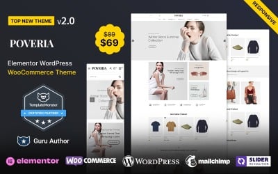 Poveria - Fashion Elementor WooCommerce Theme