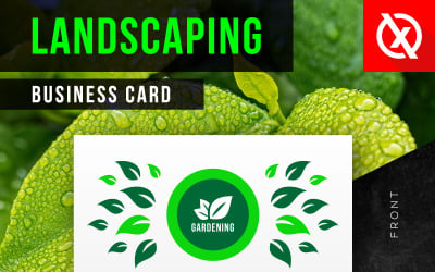 Creative Landscaping Business Card - 企业形象 Design