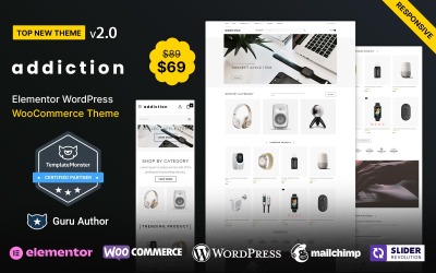 Addiction - Mode, Möbler, Belysning och Multipurpose WooCommerce Theme