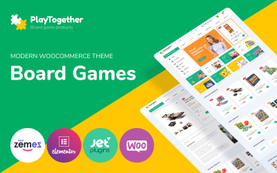 PlayTogether -桌面游戏Hop Element WooCommerce主题