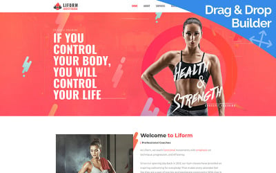 Liform - лучший шаблон Crossfit Moto CMS 3