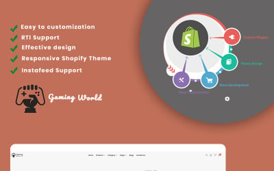 Wekia- The Gaming Shopify Theme