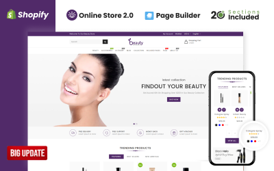 Beauty Cosmetics Store Shopify-tema