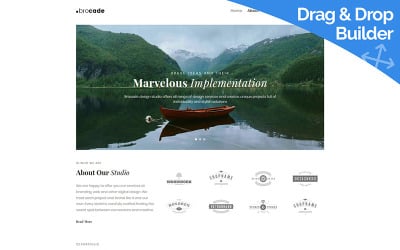 Brocade - Modèle Design Studio Moto CMS 3