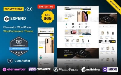 Expend - Electronics and Mega Store Elementor WooCommerce Theme