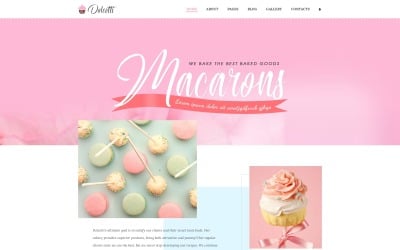 Dolcetti -面包店多页现代Joomla模板