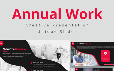 Annual Work - Keynote template