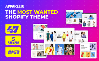 Apparelix - 清洁 Multipurpose Shopify Theme