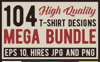 Mega Bundle - t恤设计