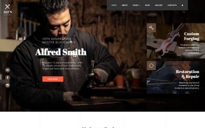 ALF&#039;s - Personal Page Multipage Creative Joomla Template