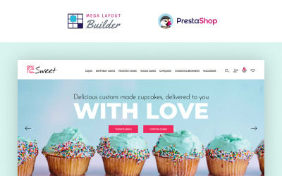 Sweet Dreams - Cake Shop Szablon PrestaShop