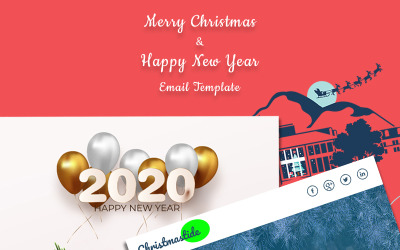 Christmas &amp;amp; New years Newsletter Template