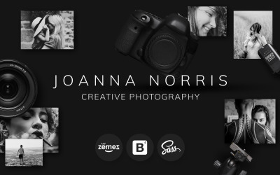 乔安娜诺里斯-摄影师组合网站模板
