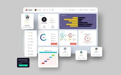 VPRO Dashboard UI VU Sketch Template