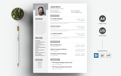 John Smith - Word Docx Resume Template