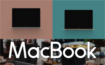MacBook product mockup bundle