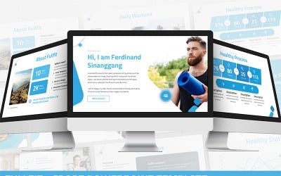 Fullfit - Sport PowerPoint template