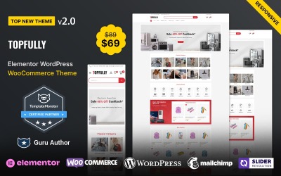 TopFully - Mega Shop Víceúčelové téma WooCommerce