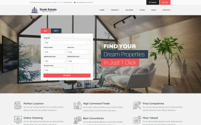 Dunk Dynamic Real Estate WordPress Theme