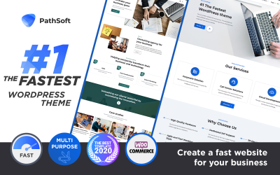 PathSoft - #1 The Fastest 多用途 | eCommerce | Landing WordPress theme