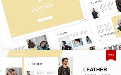 Leather | PowerPoint template