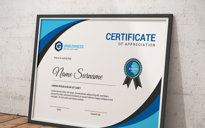 Business Appreciation Certificate Template